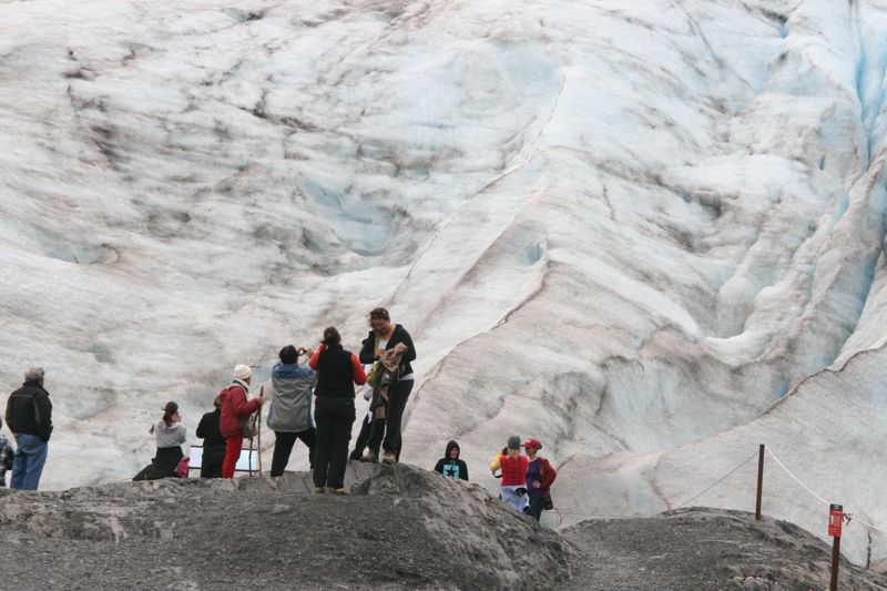 am Fuss des Exit-Getschers in Seward