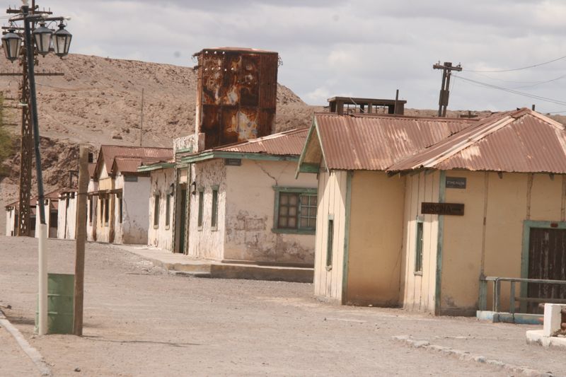 Das Salpeterdorf Humberstone. Heute nur noch Museum