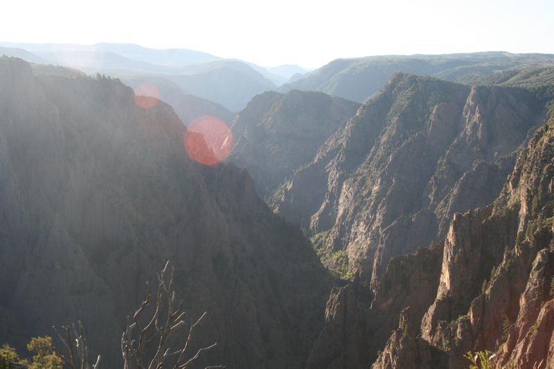 NP Black Canyon. Fotos knnen die Schnheit des frhen Morgens, die Sanftheit, die Frische, Gefhle und Denken nicht wiedergeben. Besinnung. 