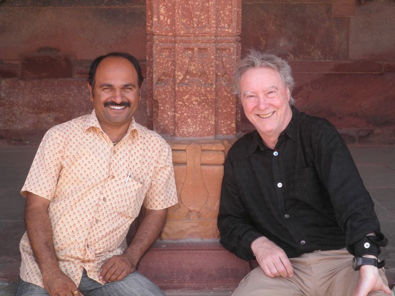 Reiseleiter und rztlicher Begleiter in Fatehpur Sikri, des derzeitigen Mogul Akbars Hauptstadt